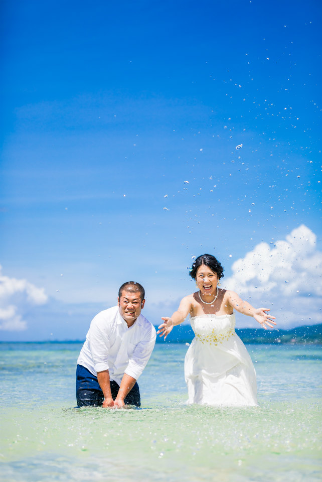 まるで絵画のように美しい宮古島のブルーグラデーション 沖縄ウェディングオンライン